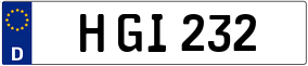 Truck License Plate
